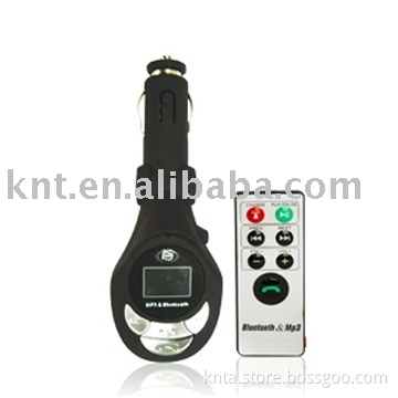 KNT New LCD screen car mp3 fm transmitter with bluetooth function --PB-310T